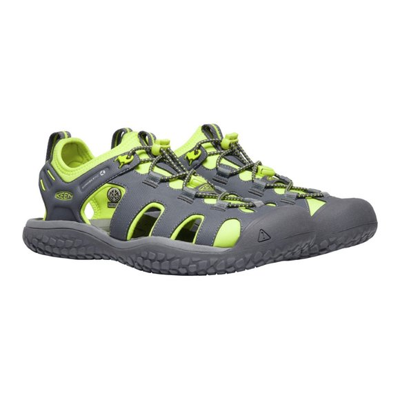 Brand New Keen Men's SOLR Grey Sandals - Water & Abrasion-resistant, Lightweight - Picture 4 of 6